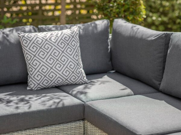 Kingscote Cloud Rattan U-Shape Sofa with 2 Ice Bucket Coffee Tables - Image 4