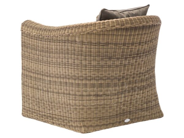 Sahara Rattan 2 Seater Sofa with Rectangle Coffee Table & 2 Armchairs - Image 6