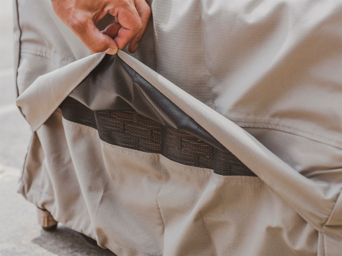 Kingscote Square Firepit Table & 4 Armchairs Set Covers - Image 8