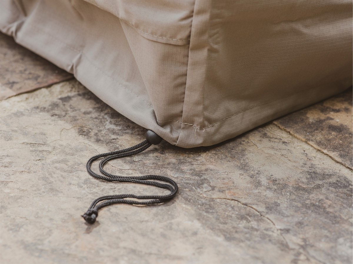 Kingscote Square Firepit Table & 4 Armchairs Set Covers - Image 6